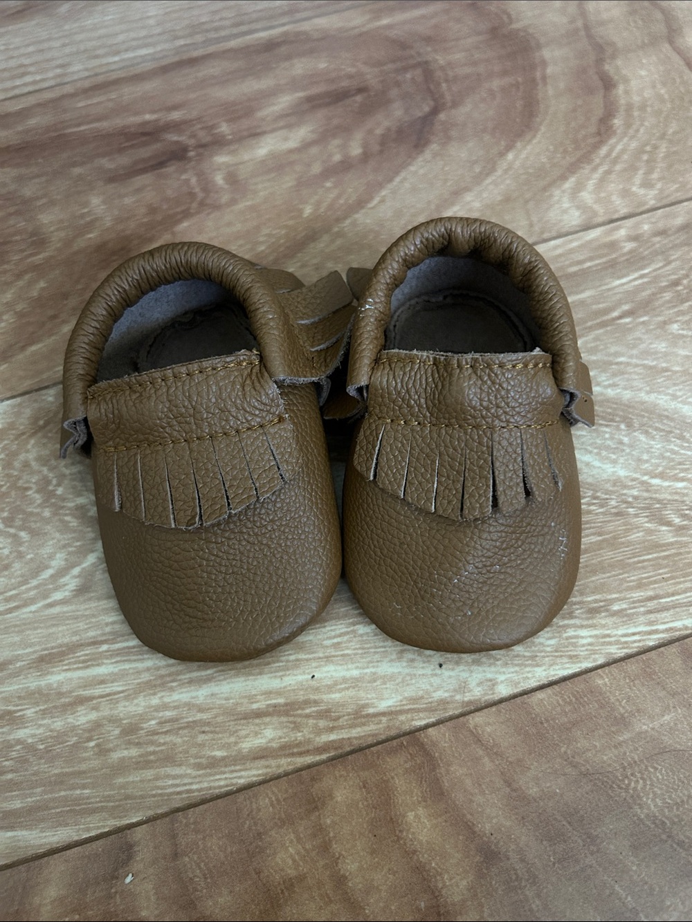 Bird Rock Baby Fringe Moccasin Leather Shoes
